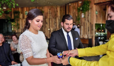 Boda Civil de Ana Cecilia Ortiz y Alejandro Rodríguez.