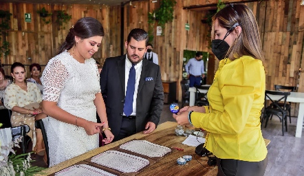 Boda Civil de Ana Cecilia Ortiz y Alejandro Rodríguez.