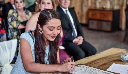 Boda Civil de Ana Cecilia Ortiz y Alejandro Rodríguez.