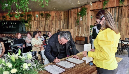 Boda Civil de Ana Cecilia Ortiz y Alejandro Rodríguez.