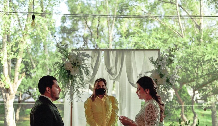 Boda Civil de Ana Cecilia Ortiz y Alejandro Rodríguez.