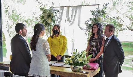 Boda Civil de Ana Cecilia Ortiz y Alejandro Rodríguez.