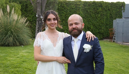  Andrea Vázquez Araiza y Javier Díaz Dibildox Cabrera ya son esposos.