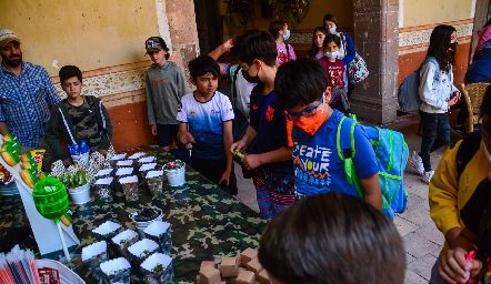 Campamento de cumple de Mauricio Sarquis.