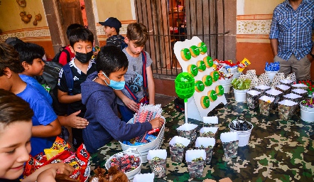 Campamento de cumple de Mauricio Sarquis.
