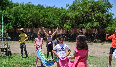 Campamento de cumple de Mauricio Sarquis.