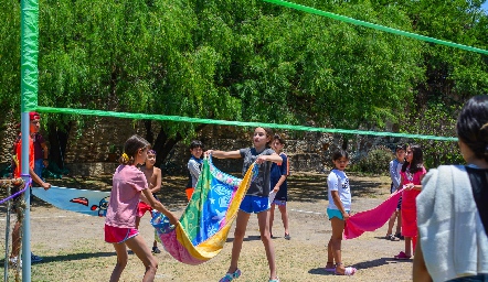 Campamento de cumple de Mauricio Sarquis.