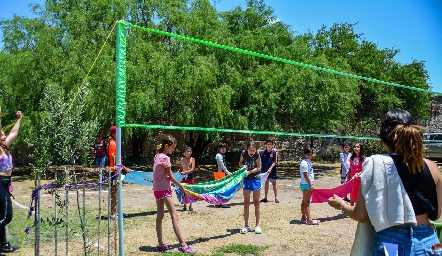 Campamento de cumple de Mauricio Sarquis.