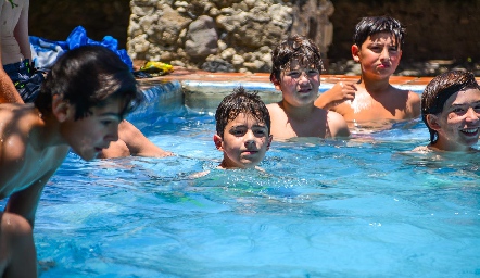 Campamento de cumple de Mauricio Sarquis.