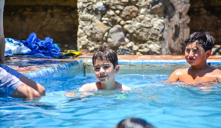 Campamento de cumple de Mauricio Sarquis.