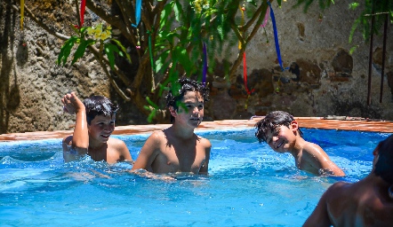 Campamento de cumple de Mauricio Sarquis.