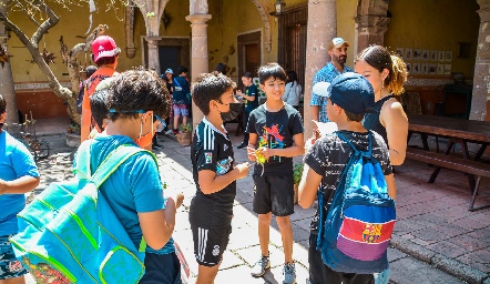 Campamento de cumple de Mauricio Sarquis.