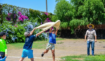 Campamento de cumple de Mauricio Sarquis.