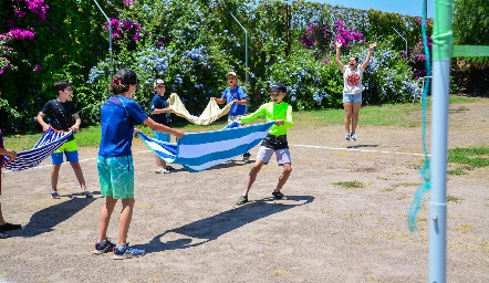 Campamento de cumple de Mauricio Sarquis.