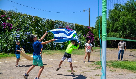 Campamento de cumple de Mauricio Sarquis.