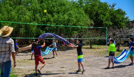 Campamento de cumple de Mauricio Sarquis.