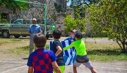 Campamento de cumple de Mauricio Sarquis.