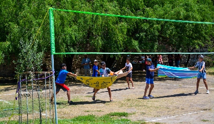 Campamento de cumple de Mauricio Sarquis.