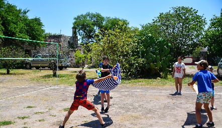 Campamento de cumple de Mauricio Sarquis.