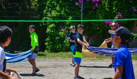 Campamento de cumple de Mauricio Sarquis.
