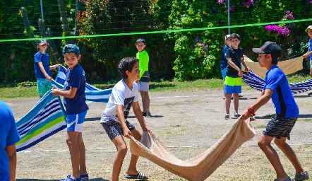 Campamento de cumple de Mauricio Sarquis.