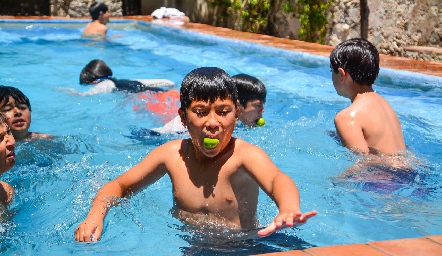 Campamento de cumple de Mauricio Sarquis.