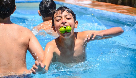 Campamento de cumple de Mauricio Sarquis.