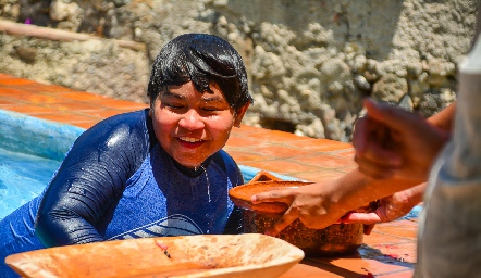 Campamento de cumple de Mauricio Sarquis.