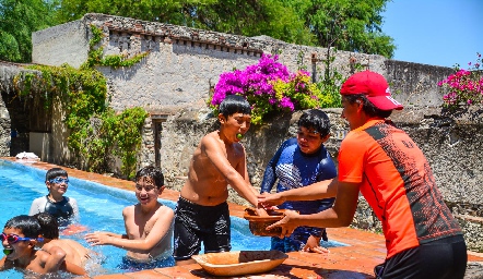 Campamento de cumple de Mauricio Sarquis.