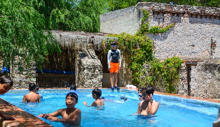 Campamento de cumple de Mauricio Sarquis.