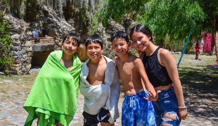 Campamento de cumple de Mauricio Sarquis.