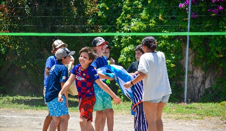 Campamento de cumple de Mauricio Sarquis.