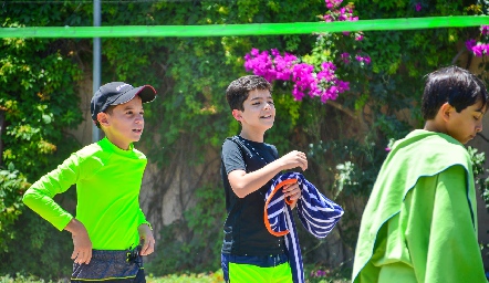 Campamento de cumple de Mauricio Sarquis.