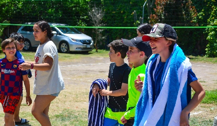 Campamento de cumple de Mauricio Sarquis.