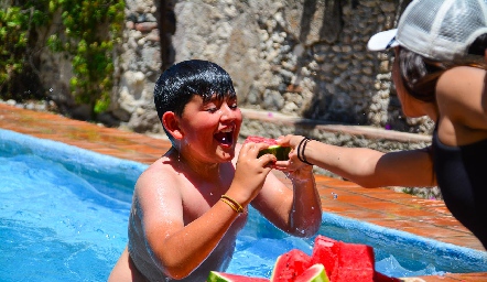 Campamento de cumple de Mauricio Sarquis.