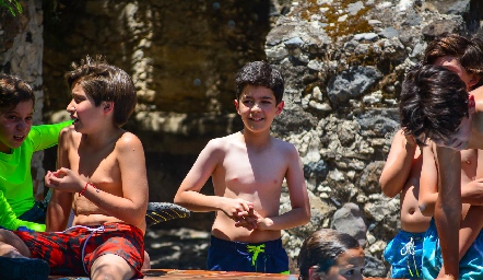 Campamento de cumple de Mauricio Sarquis.