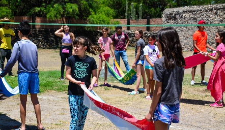 Campamento de cumple de Mauricio Sarquis.