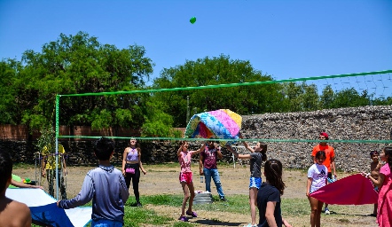 Campamento de cumple de Mauricio Sarquis.