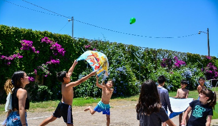 Campamento de cumple de Mauricio Sarquis.