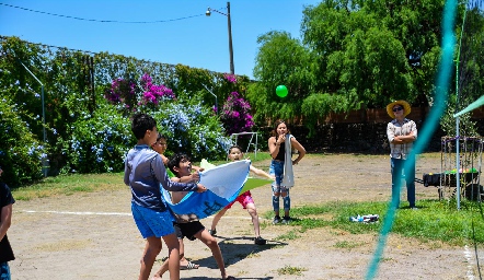 Campamento de cumple de Mauricio Sarquis.