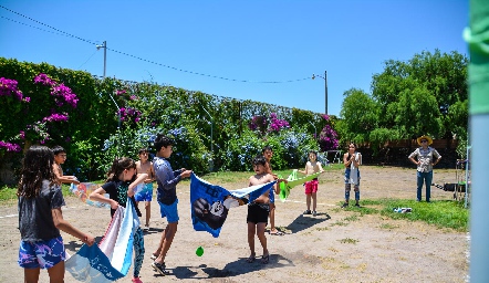 Campamento de cumple de Mauricio Sarquis.