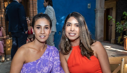  Ximena Mirabal y Adriana Estrada.