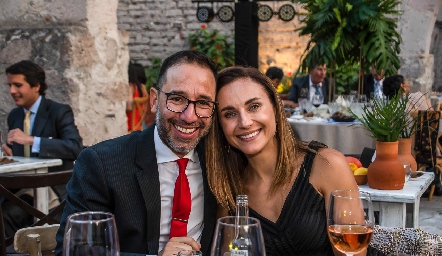  Paulina Candano y Mario López Ajá.