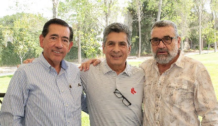  Félix Bocard, Julio Castelo y Enrique Villegas.