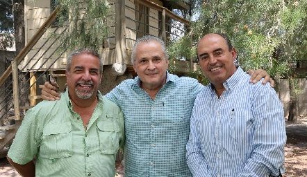  Salvador Espinosa, Carlos Brueggeroff y Fernando Pérez.