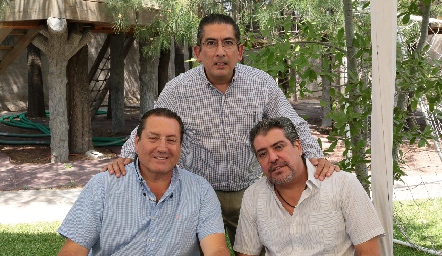  Rafael Olvera, Gerardo Bocard y Daniel de Luna.