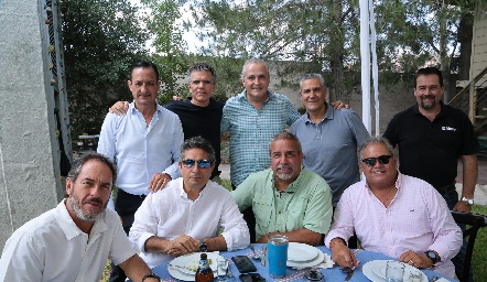 Alejandro Díaz de León, Luis Motilla, Carlos Brueggeroff, Juan Manuel Piñero, Carl Roo, Jordi Abella, Gerardo Rodríguez, Salvador Espinosa y Carlos Delgado.