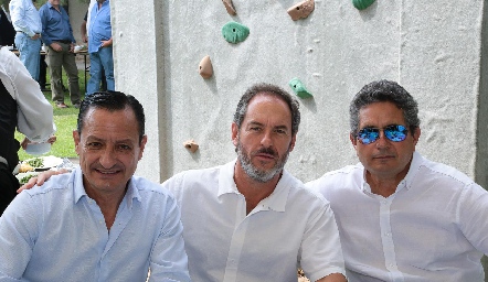  Alejandro Díaz de León, Jordi Abella y Gerardo Rodríguez.