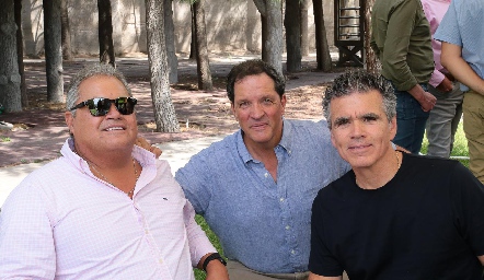  Carlos Delgado, Pedro Martínez y Luis Motilla.