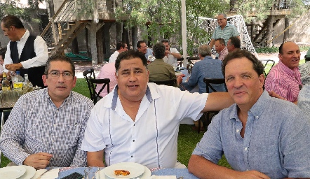  Gerardo Bocard, Jesús Torres y Pedro Martínez.